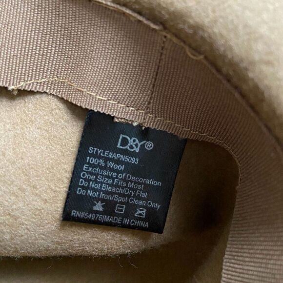 David & Young Brown Brim Hat - Picture 5 of 5